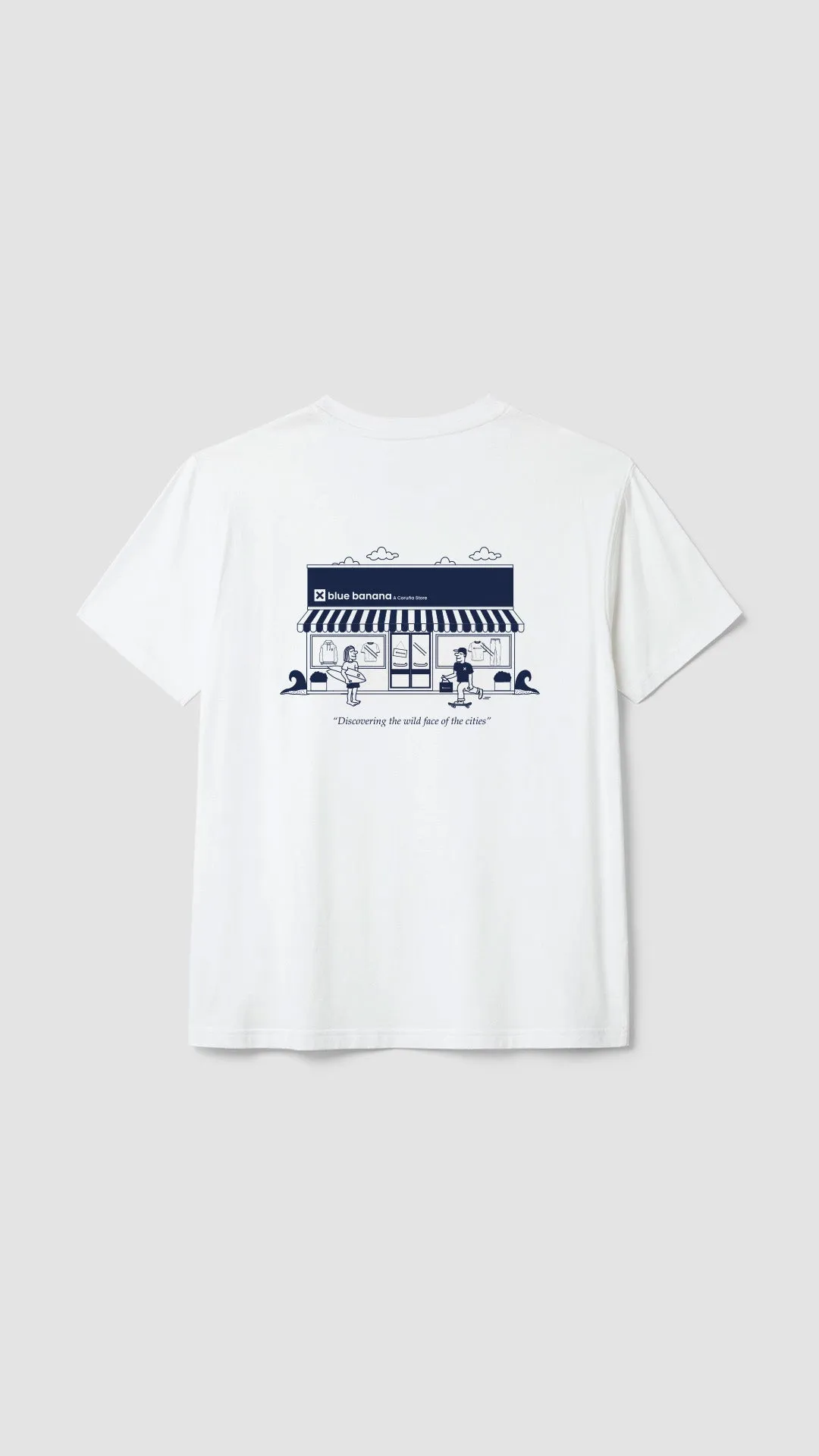 CAMISETA CITY A CORUÑA BLANCA sold by Blue Banana product image thumbnail 2