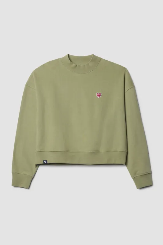 SUDADERA MUJER HEART SAGE sold by Blue Banana