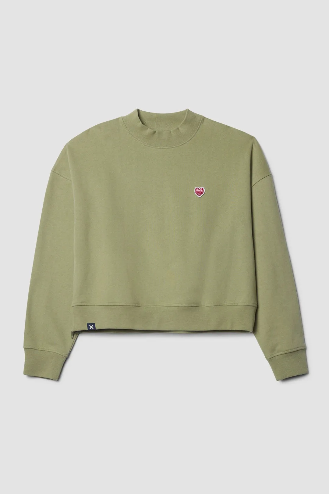 SUDADERA MUJER HEART SAGE sold by Blue Banana