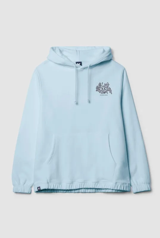 SUDADERA CON CAPUCHA FERN ICE BLUE sold by Blue Banana