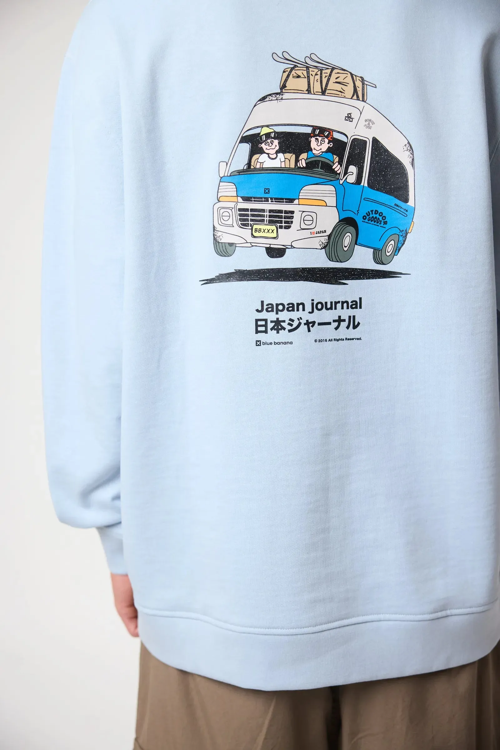 SUDADERA ROAD ICE BLUE sold by Blue Banana product image thumbnail 4