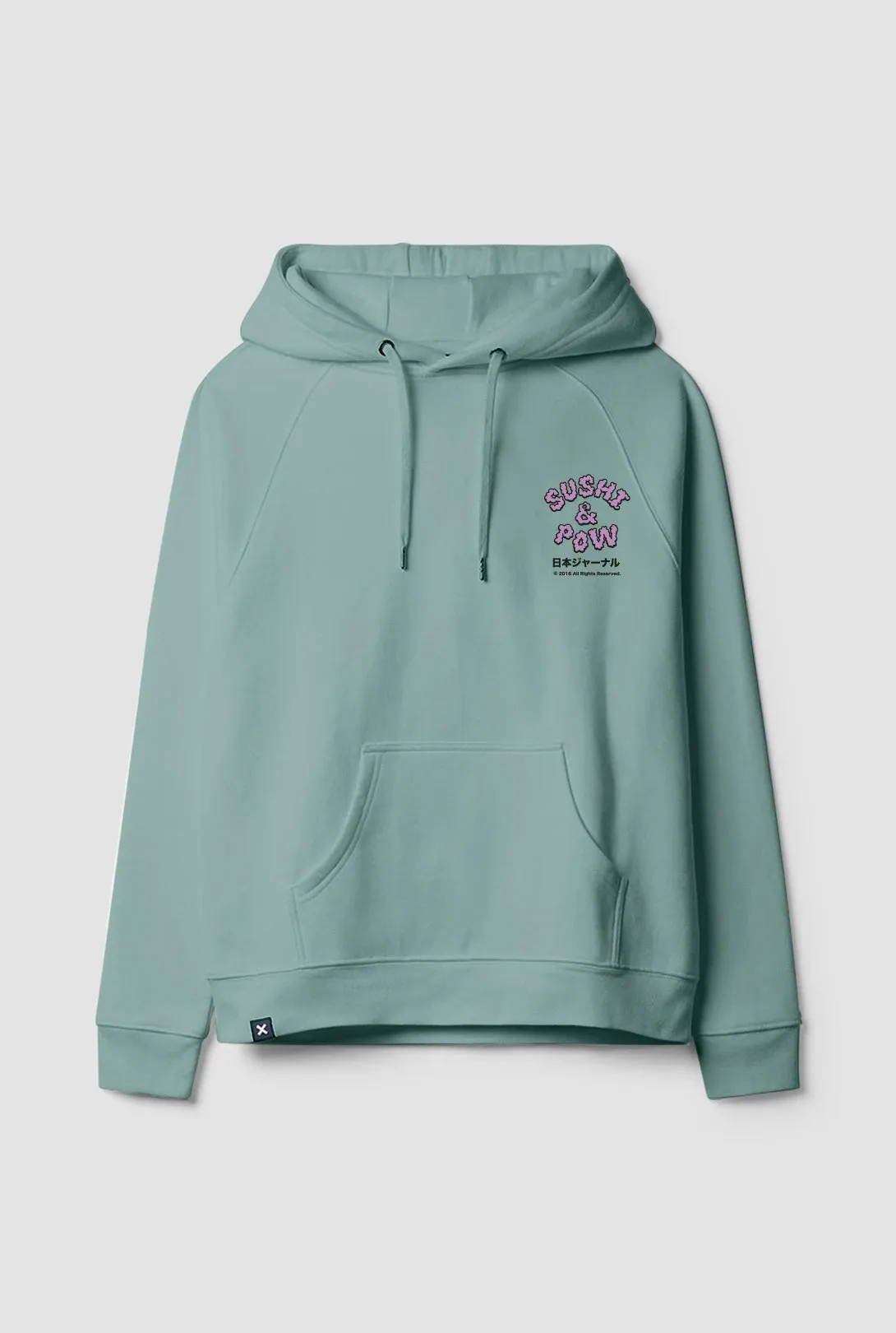 SUDADERA CON CAPUCHA SUSHI & POW MENTA sold by Blue Banana