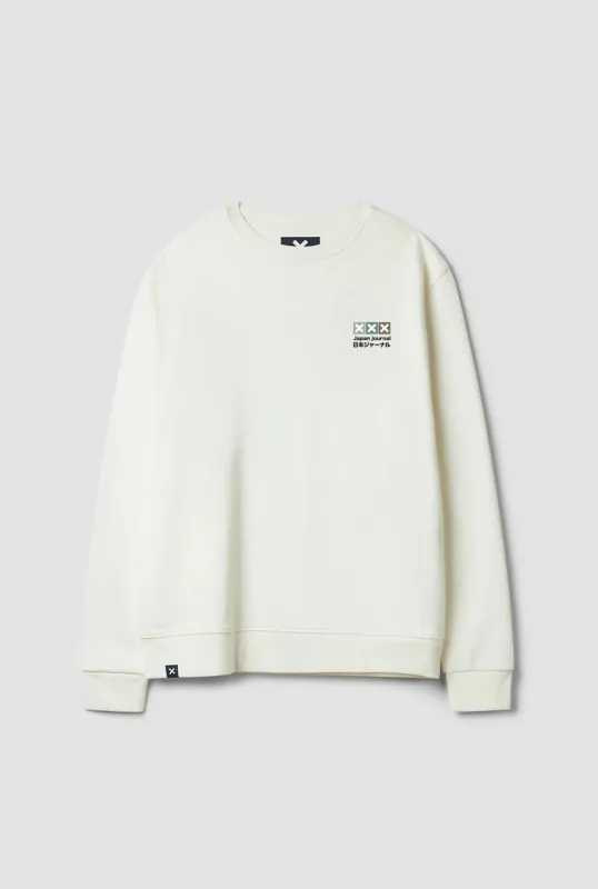 SUDADERA SQUARE BLANCO ROTO sold by Blue Banana
