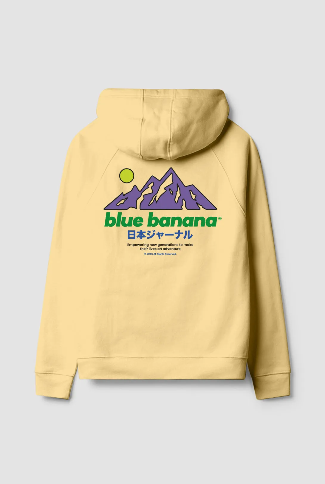 SUDADERA CON CAPUCHA ONTAKE AMARILLO CLARO sold by Blue Banana product image thumbnail 2