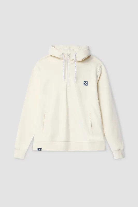 SUDADERA CON CAPUCHA HALF ZIP ISLAND CREMA sold by Blue Banana