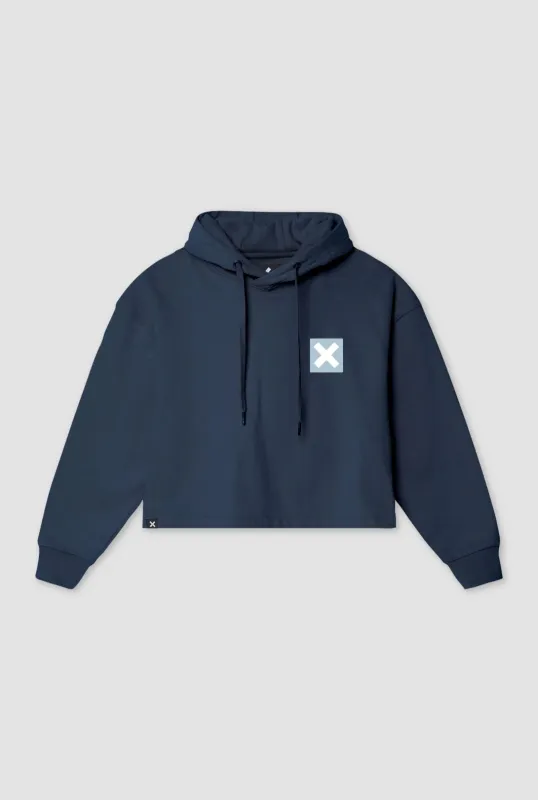 SUDADERA CON CAPUCHA MUJER NATURE IMPERIAL BLUE sold by Blue Banana