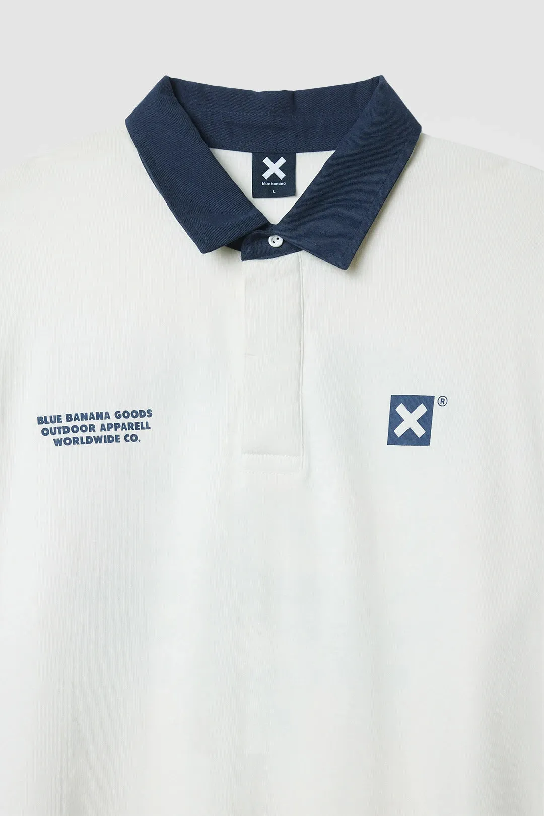 POLO MANGA LARGA ATLAS BLANCO ROTO sold by Blue Banana product image thumbnail 3