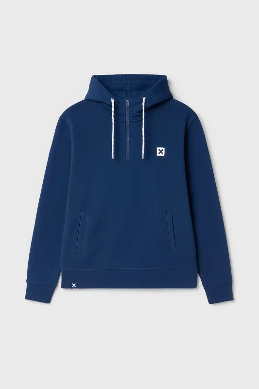 SUDADERA CON CAPUCHA HALF ZIP ISLAND IMPERIAL BLUE sold by Blue Banana