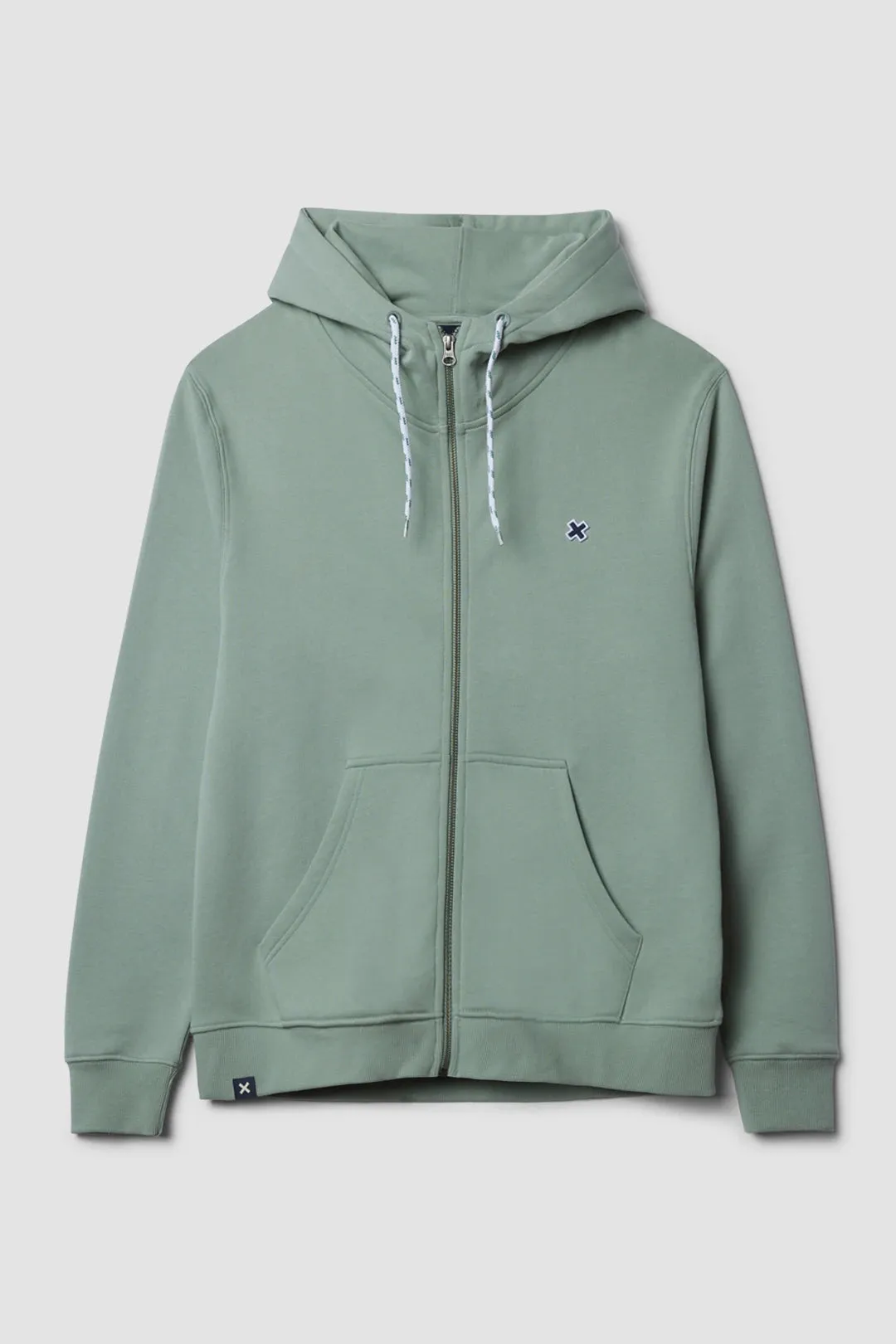 SUDADERA CON CAPUCHA FULL ZIP PATCH MENTA sold by Blue Banana