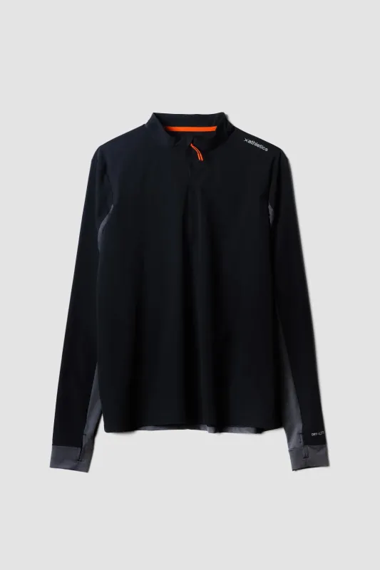 SUDADERA HALF ZIP IN NEGRA sold by Blue Banana