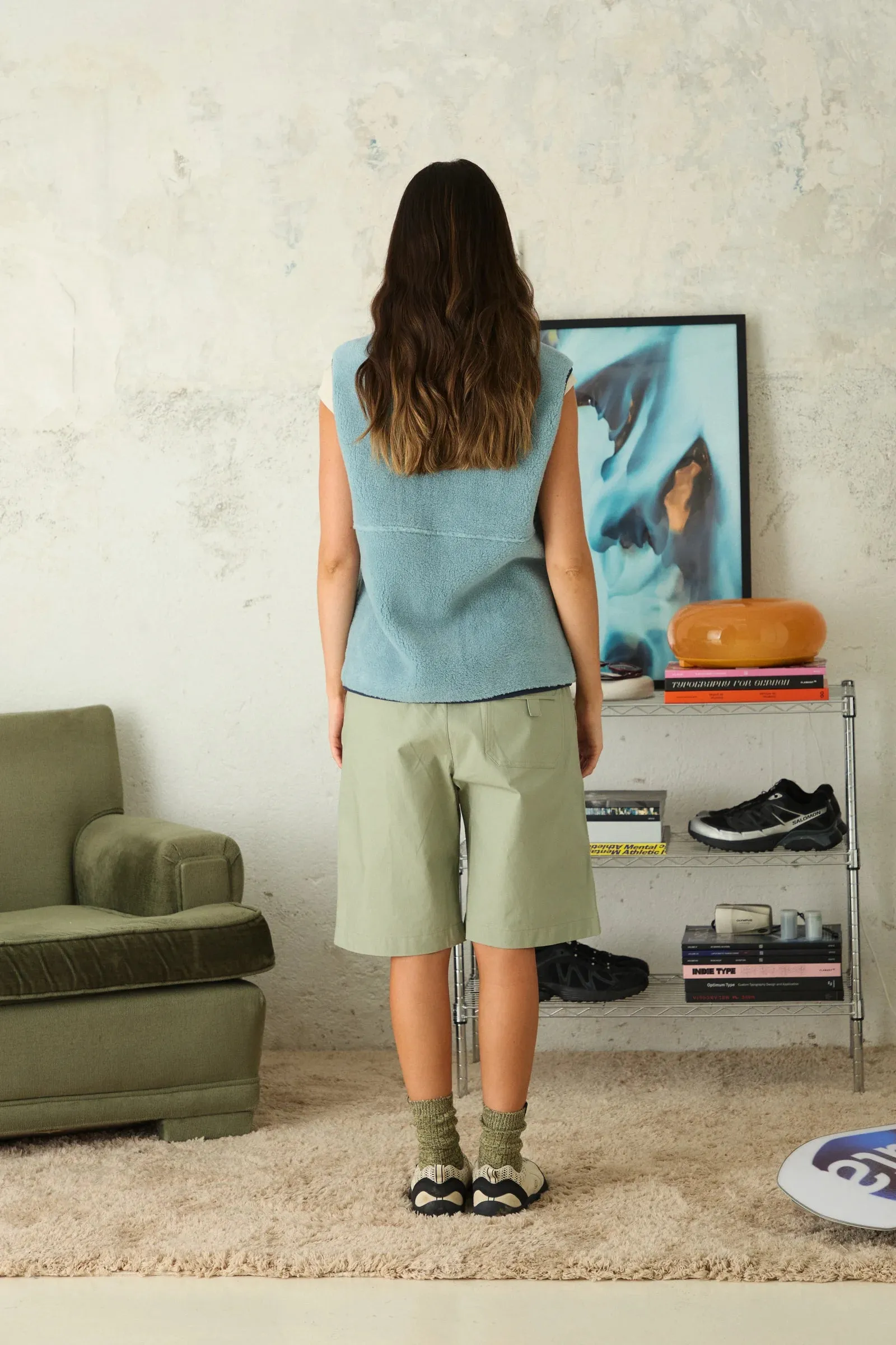 PACK CHALECO FLEECE ROPE MENTA + CAMISETA MANGA LARGA CLASSIC IMPERIAL BLUE sold by Blue Banana product image thumbnail 5