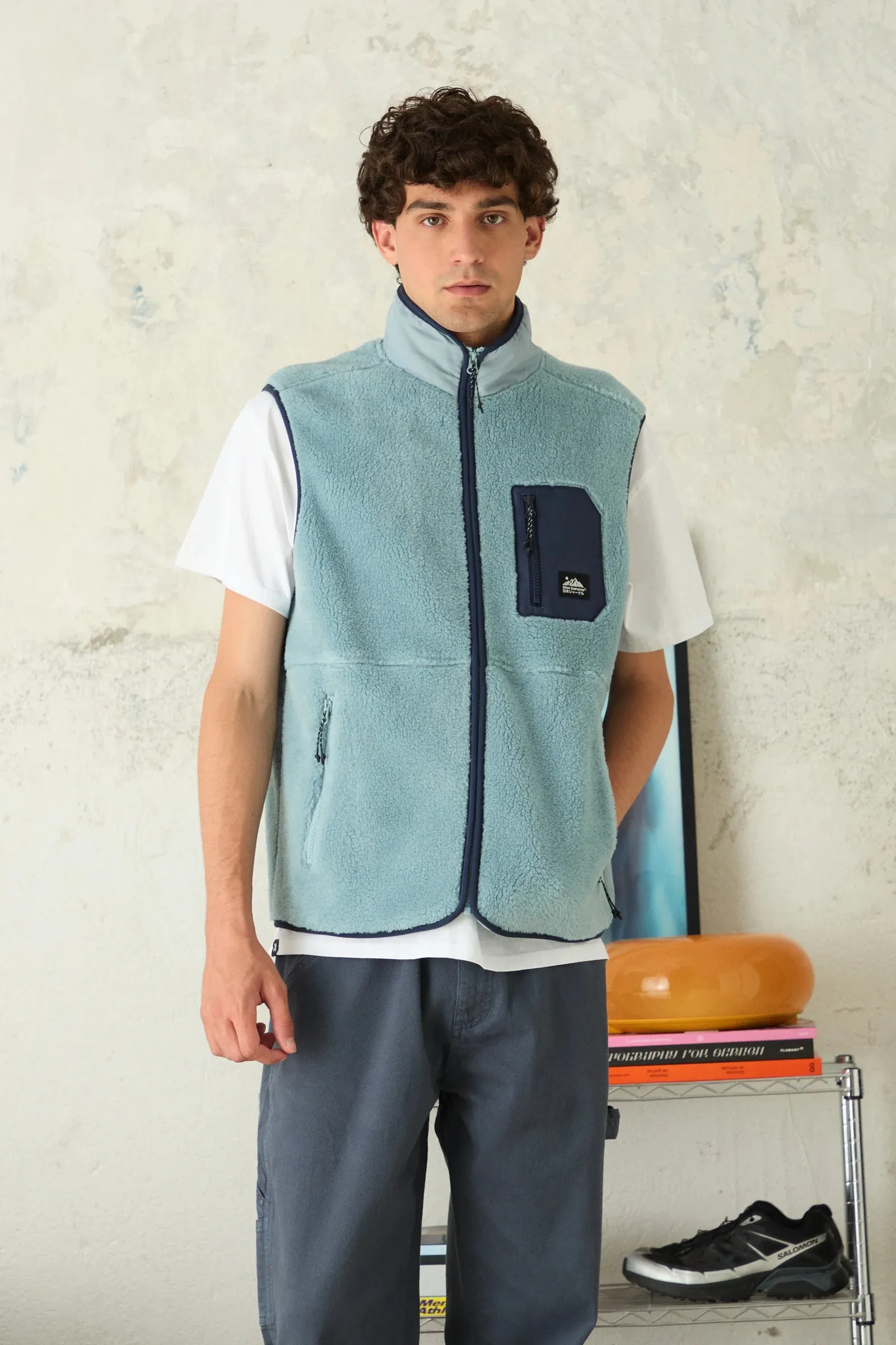 PACK CHALECO FLEECE ROPE MENTA + CAMISETA MANGA LARGA CLASSIC IMPERIAL BLUE sold by Blue Banana product image thumbnail 2