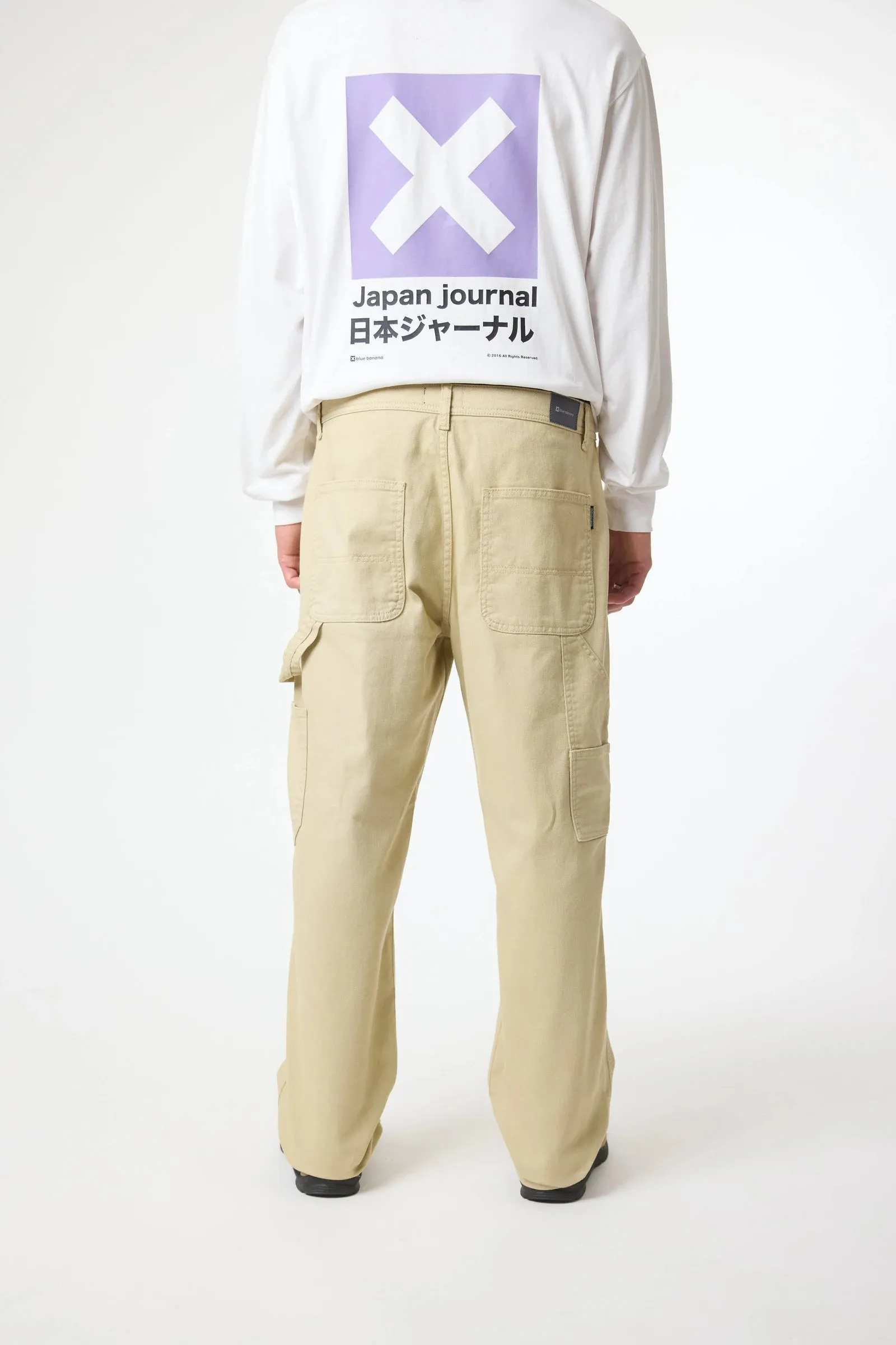 PACK CAMISETA CLASSIC AZUL MARINO + PANTALÓN STRAIGHT BARYS TOAST + CALCETINES NATURE NARANJA sold by Blue Banana product image thumbnail 5