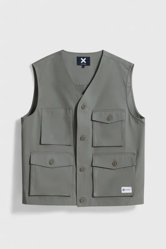 CHALECO CARGO OLIVE GREEN made by Blue Banana