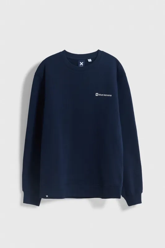 SUDADERA GRAVITY AZUL MARINO made by Blue Banana