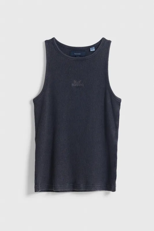 TANK TOP MUJER LOGO ANTRACITA made by Blue Banana