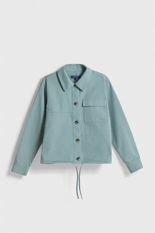 CHAQUETA SHIRR MUJER SAGE made by Blue Banana