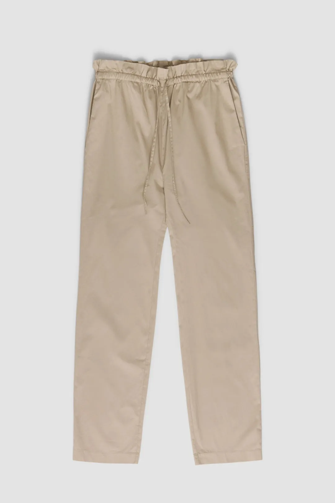 PANTALÓN STRAIGHT MUJER POPLIN CAMEL sold by Blue Banana