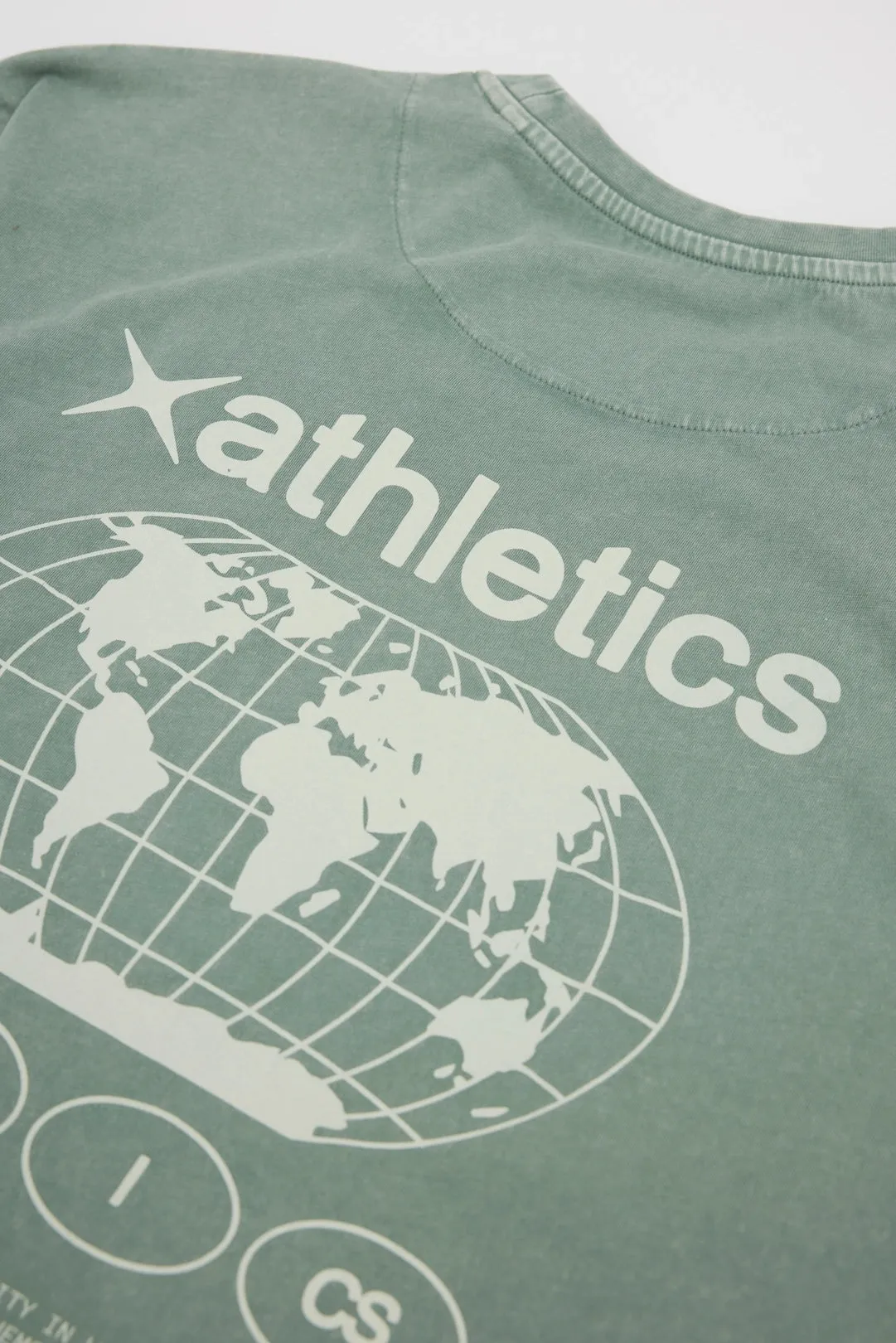 CAMISETA MANGA LARGA WORLD WASHED OLIVE GREEN sold by Blue Banana product image thumbnail 4