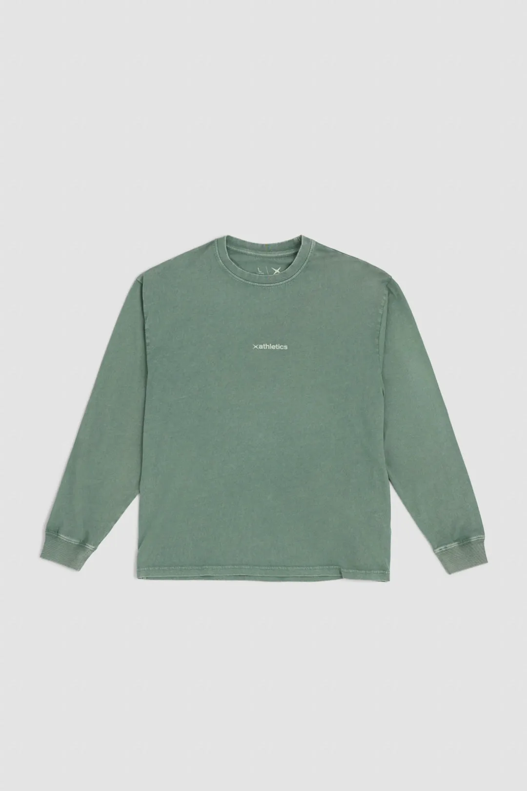 CAMISETA MANGA LARGA WORLD WASHED OLIVE GREEN sold by Blue Banana