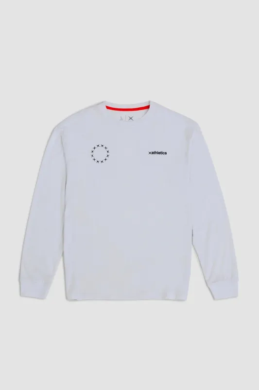 CAMISETA MANGA LARGA TRAIN BLANCA made by Blue Banana