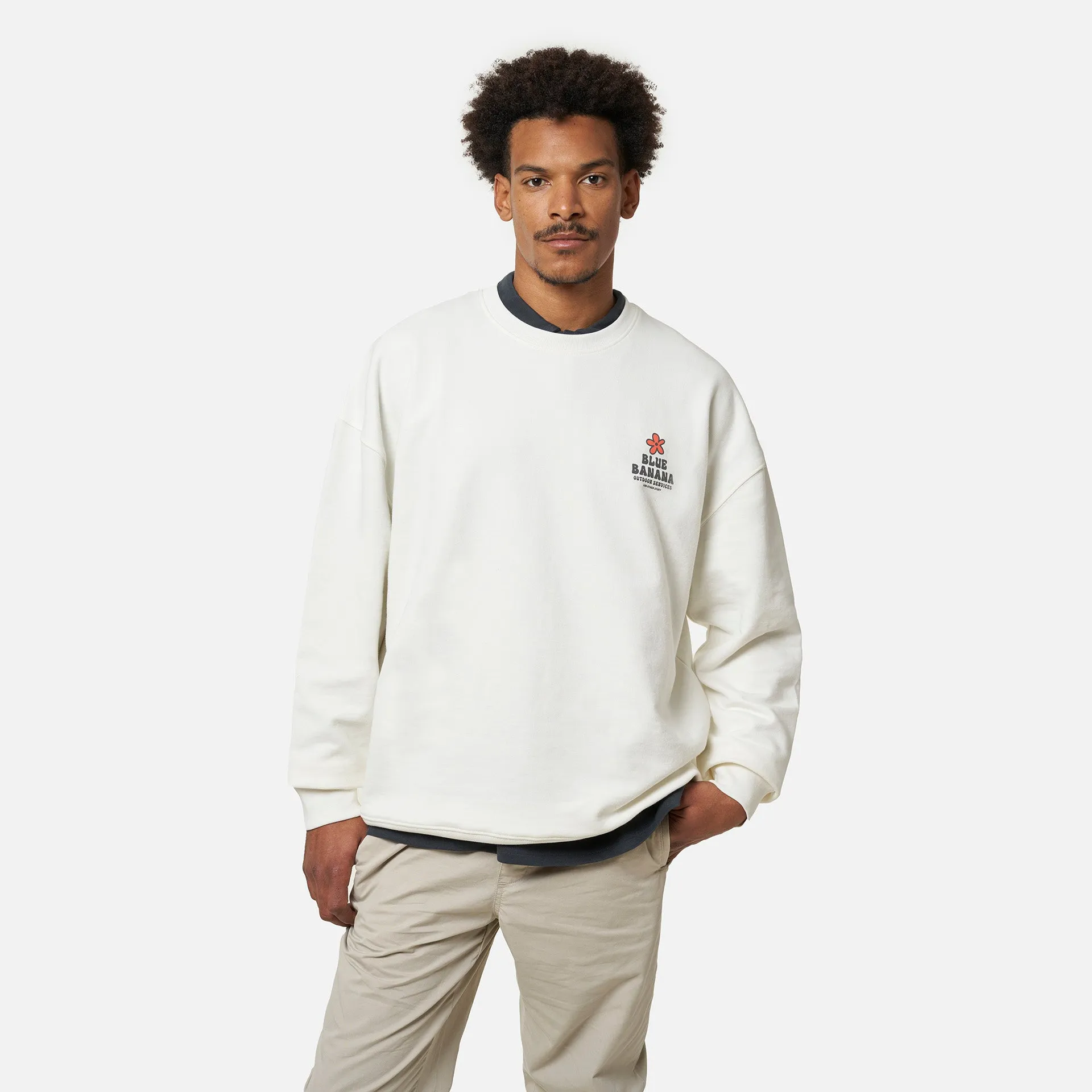 SUDADERA OUTDOOR BLANCO ROTO sold by Blue Banana product image thumbnail 5