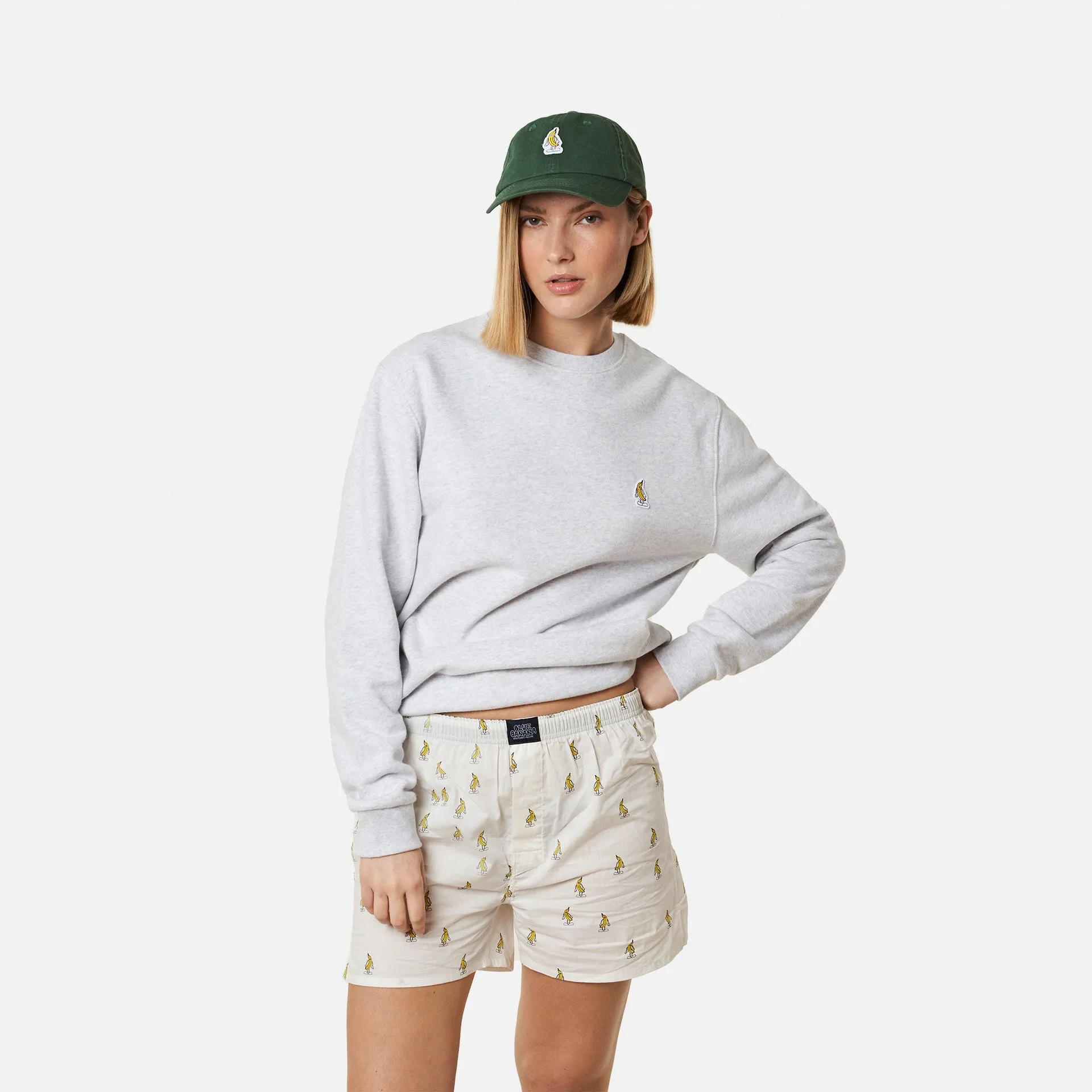 SUDADERA BANANA LIGHT GREY MELANGE sold by Blue Banana product image thumbnail 3