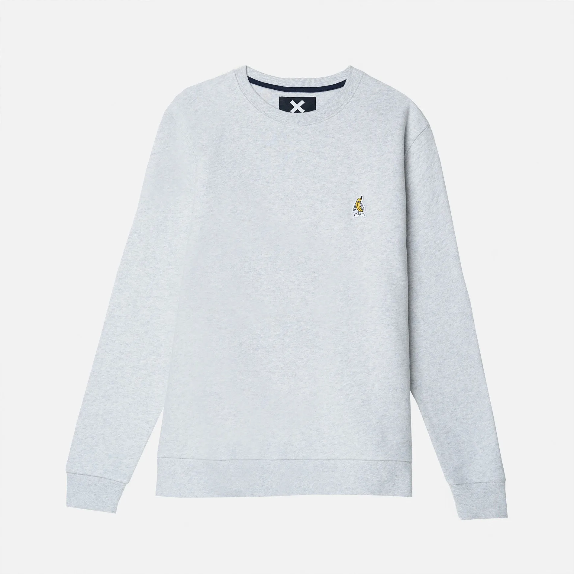 SUDADERA BANANA LIGHT GREY MELANGE sold by Blue Banana