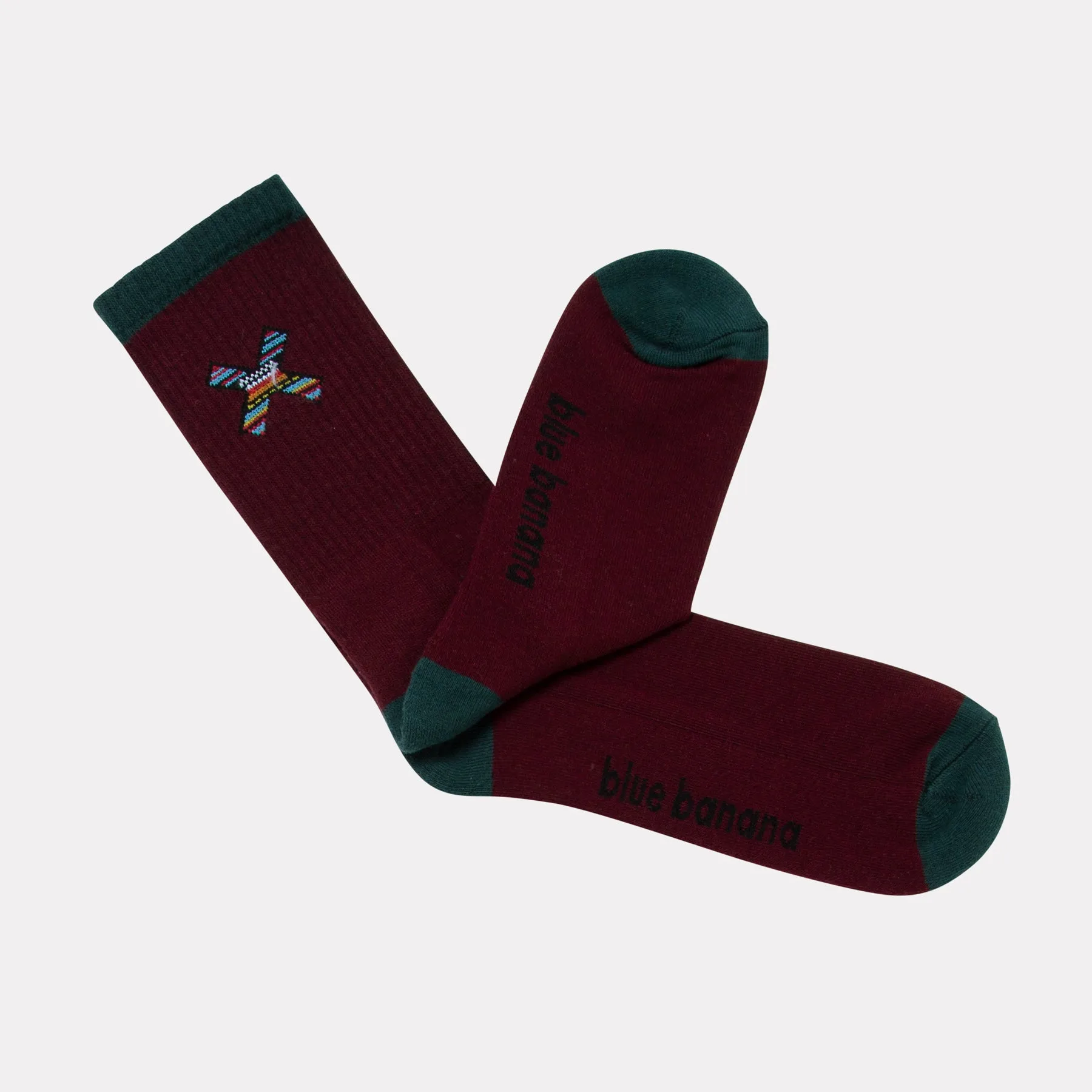 BURGUNDY CLASSIC SOCKS sold by Blue Banana product image thumbnail 2