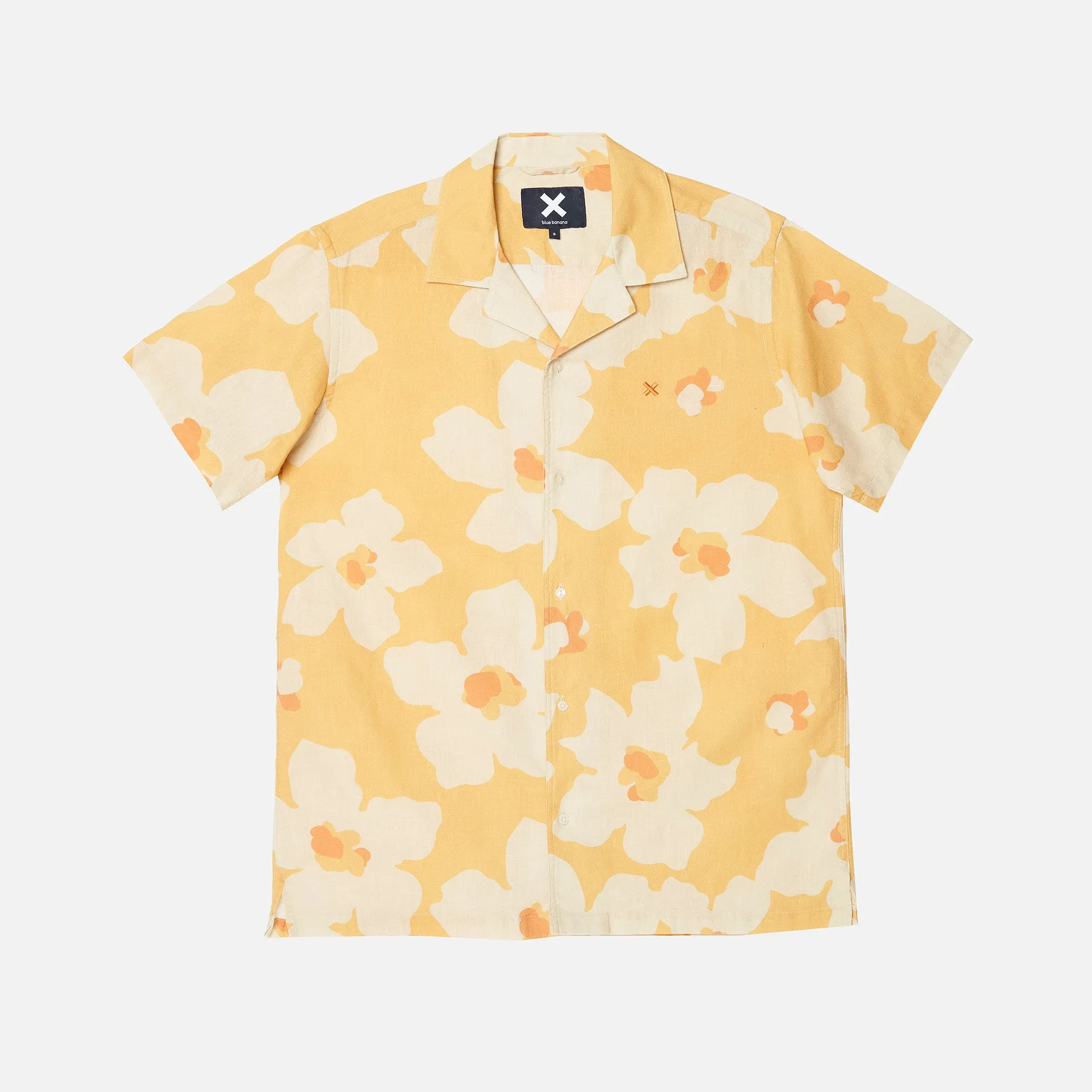 CAMISA HIBISCUS SS AMARILLA sold by Blue Banana