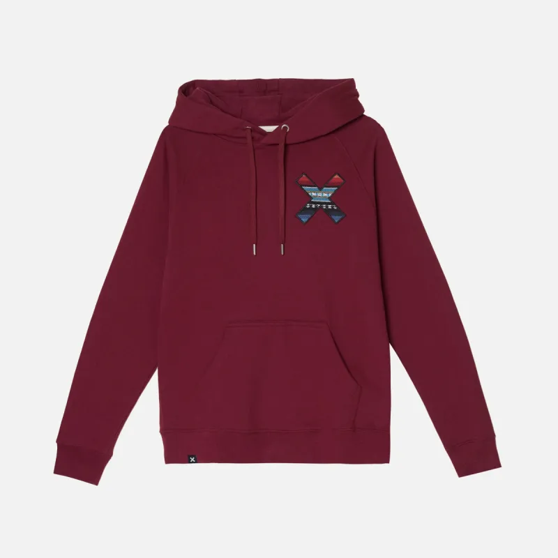 SUDADERA CON CAPUCHA CLASSIC BURGUNDY sold by Blue Banana
