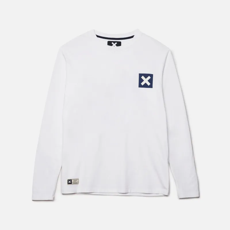 WHITE NATURE LS TEE sold by Blue Banana