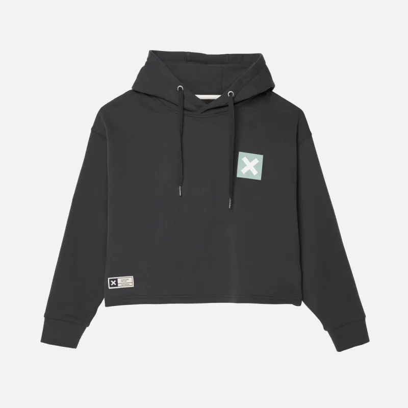 ANTHRACITE NATURE WOMAN HOODIE sold by Blue Banana