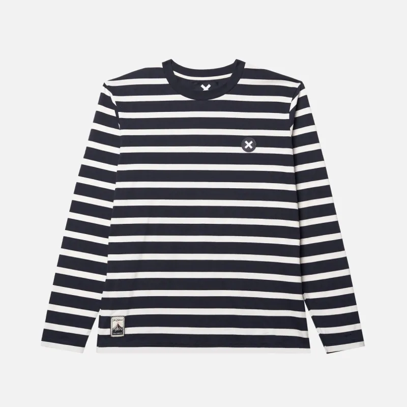 NAVY WILD LS TEE sold by Blue Banana