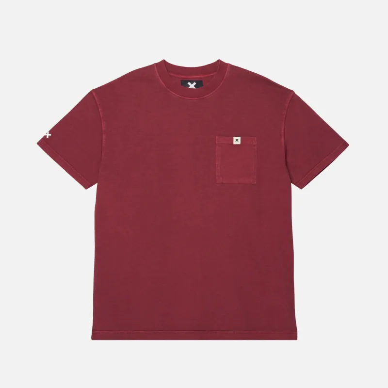 BURGUNDY MINIMAL TEE sold by Blue Banana