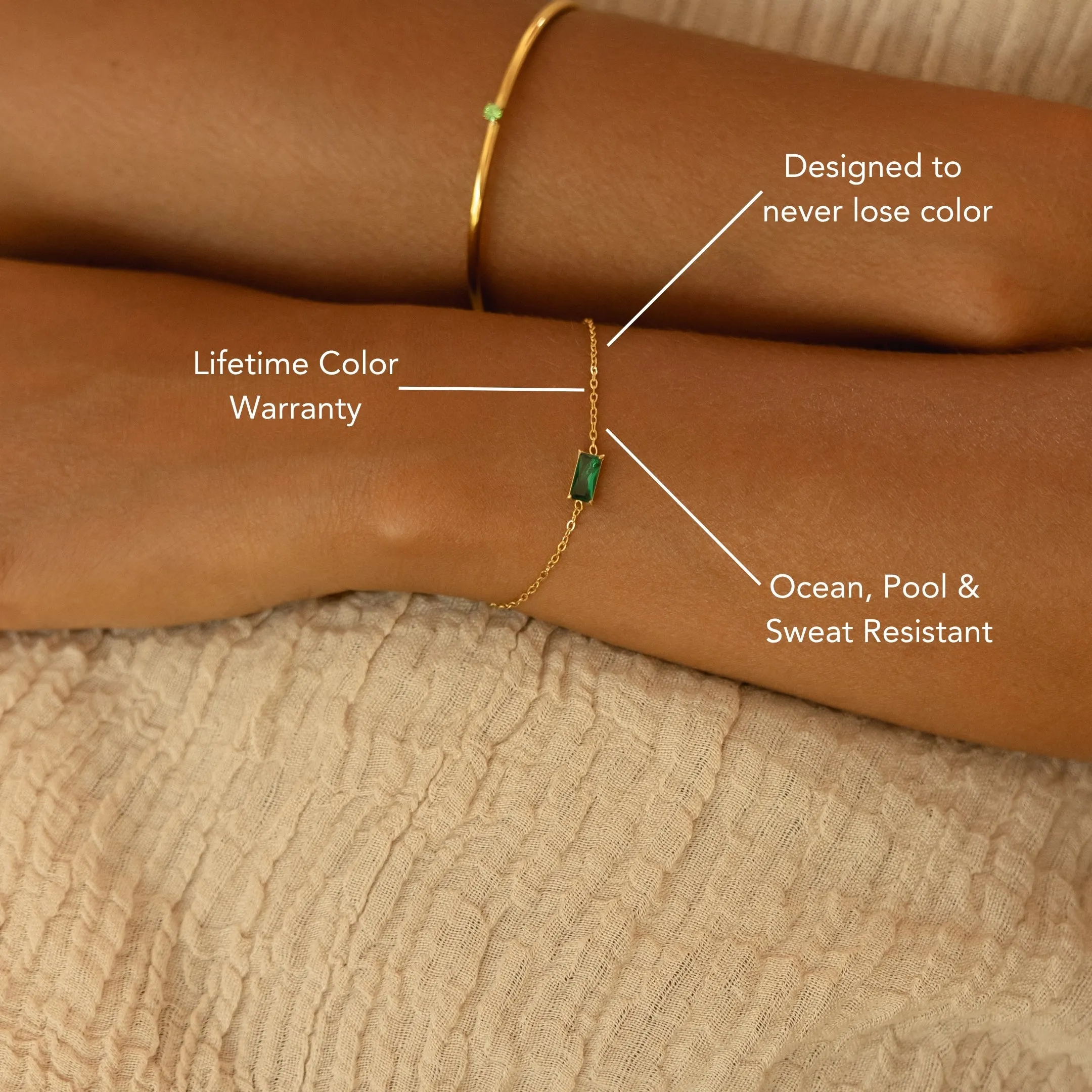 Emerald Bracelet sold by Atolea product image thumbnail 5