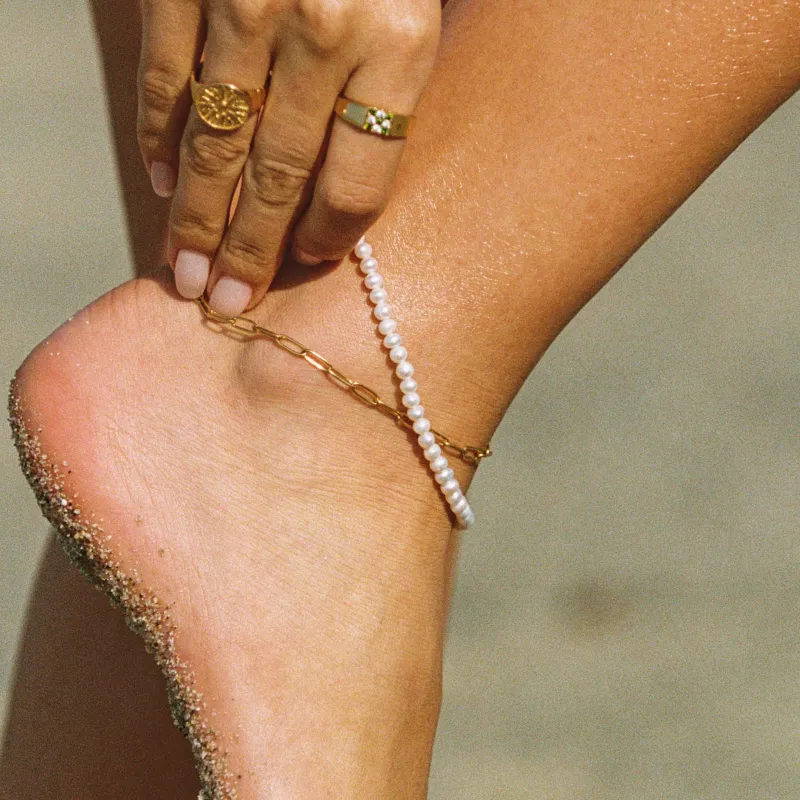"La Plage" Double Anklet sold by Atolea
