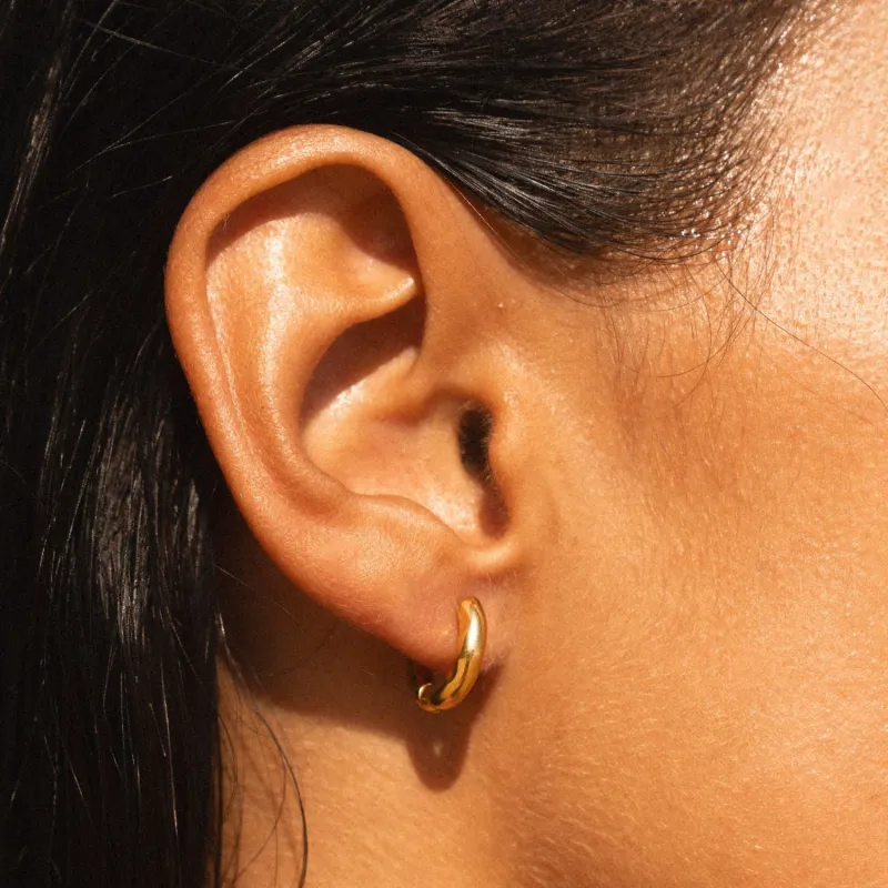 Wavy Hoops made by Atolea