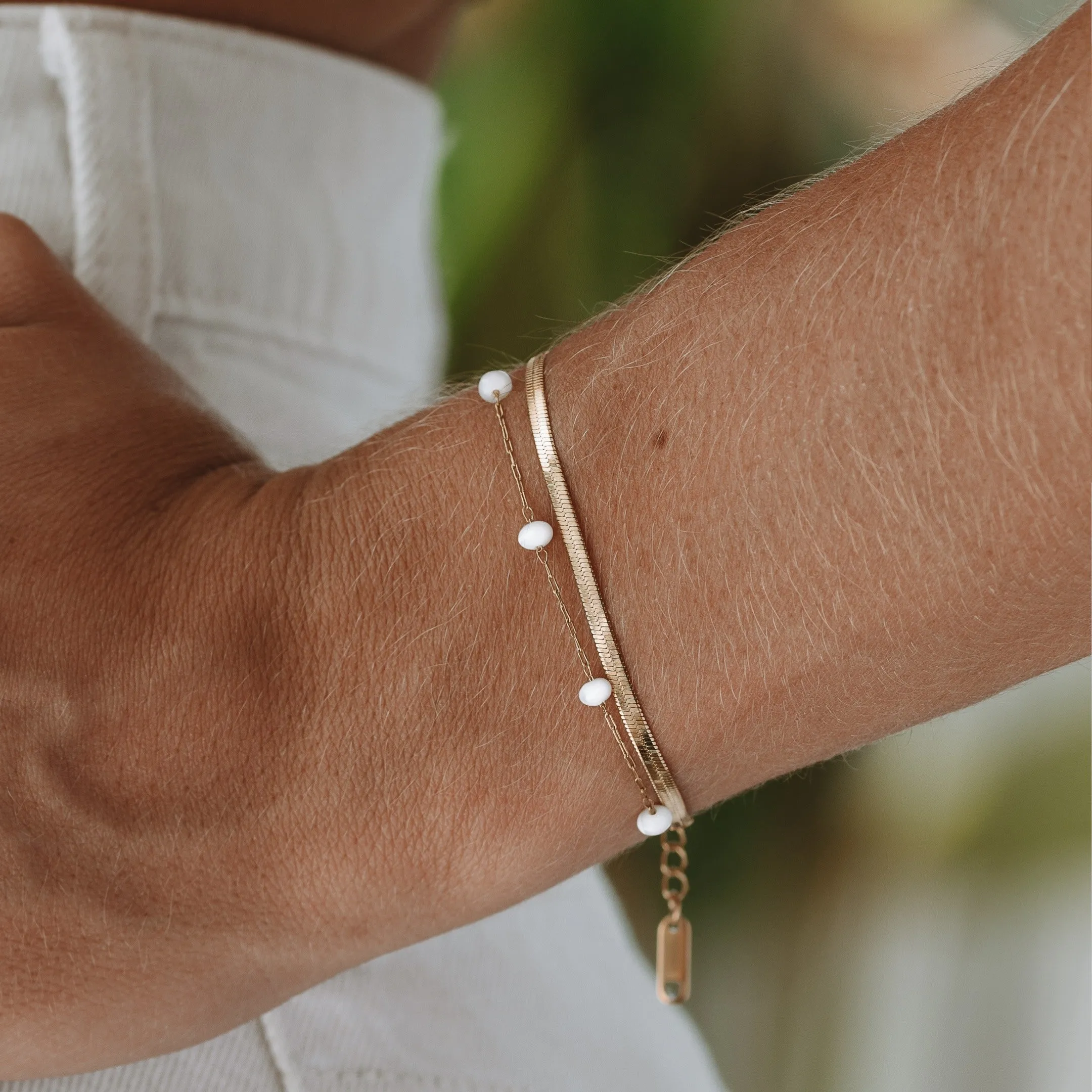 "Santorini" Layered Bracelet sold by Atolea product image thumbnail 3
