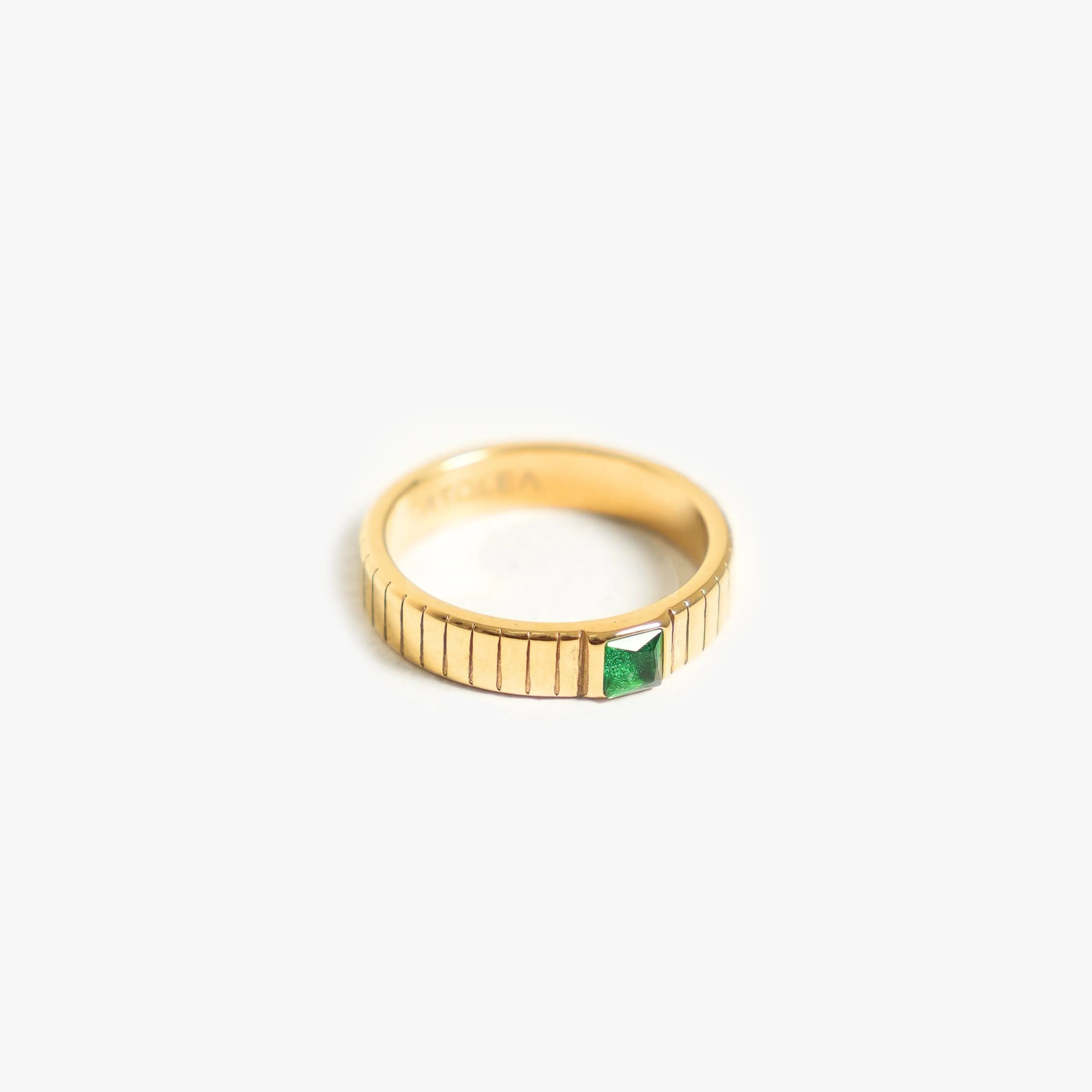 Chunky Emerald Ring sold by Atolea product image thumbnail 4