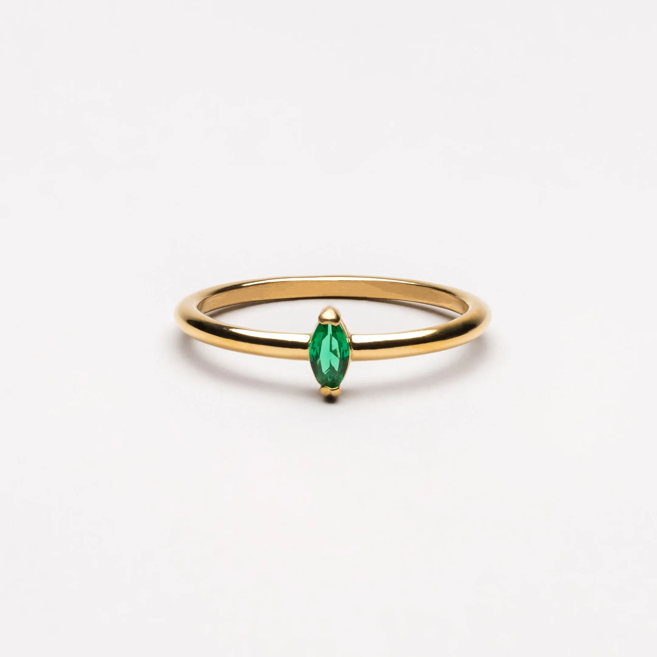 Dainty Emerald Ring sold by Atolea