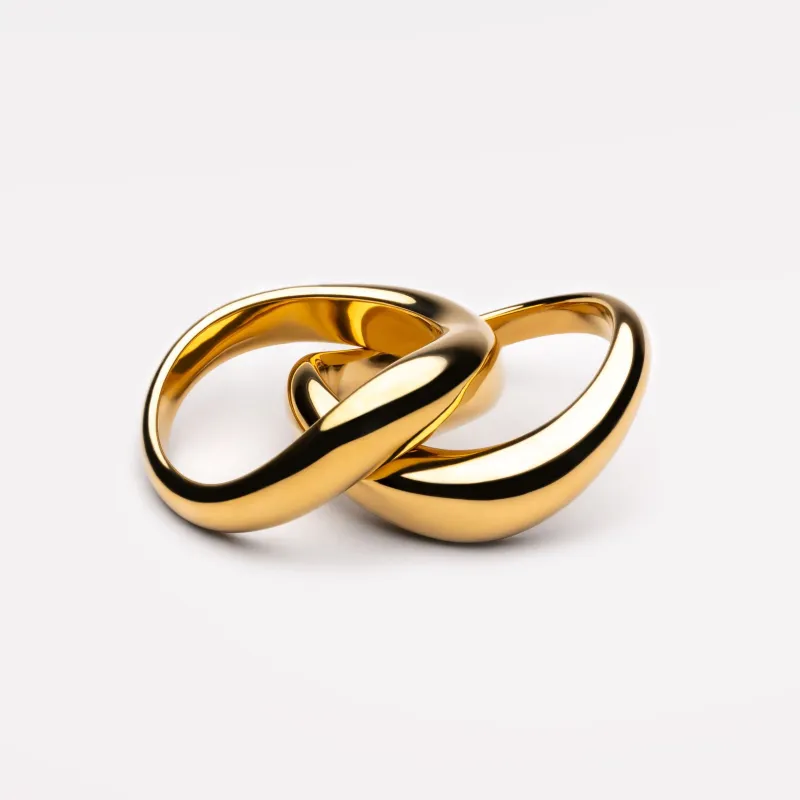 "Double Trouble" Ring Set made by Atolea