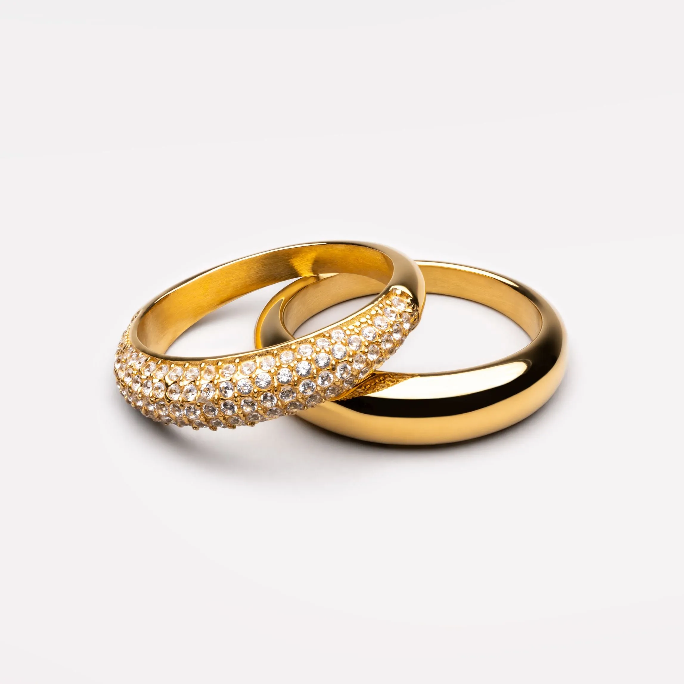 "Day & Night" Ring Set sold by Atolea