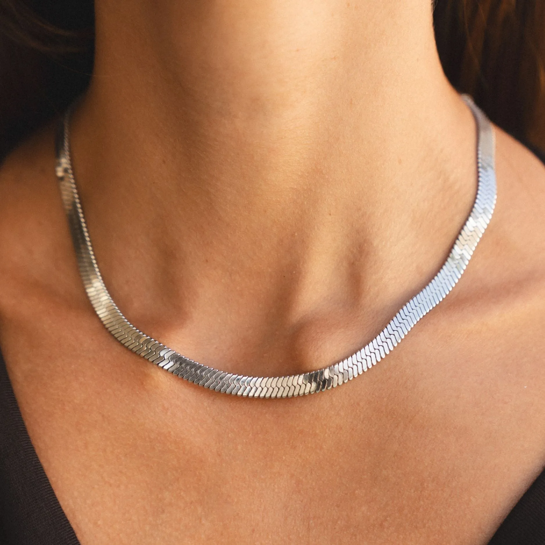 Chunky Herringbone Choker sold by Atolea product image thumbnail 2
