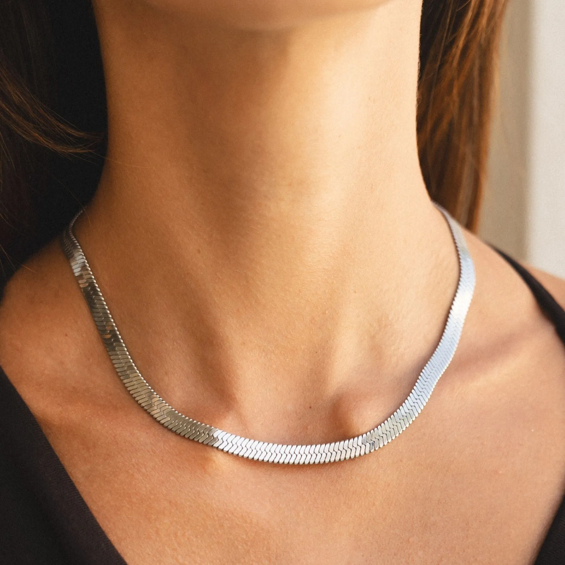 Chunky Herringbone Choker sold by Atolea product image thumbnail 5