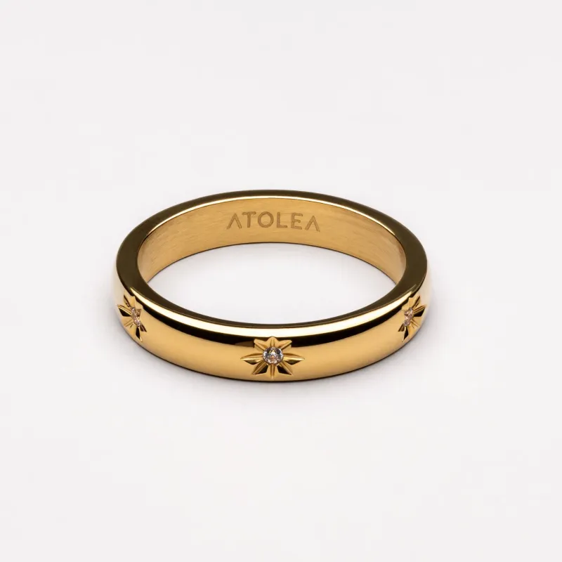 Sparkling Band Ring sold by Atolea