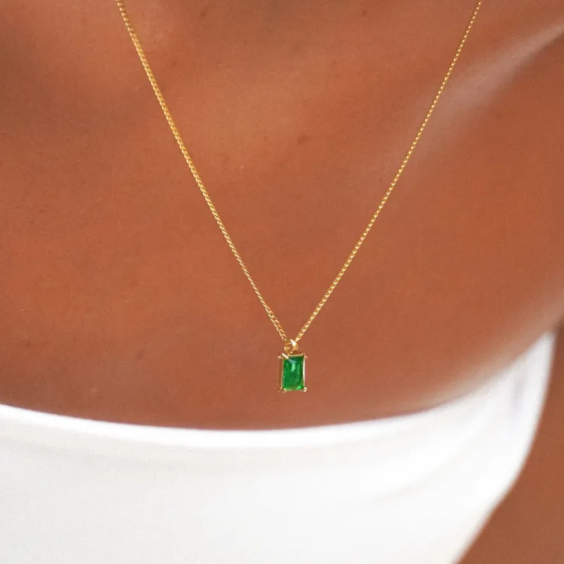 Emerald Necklace made by Atolea