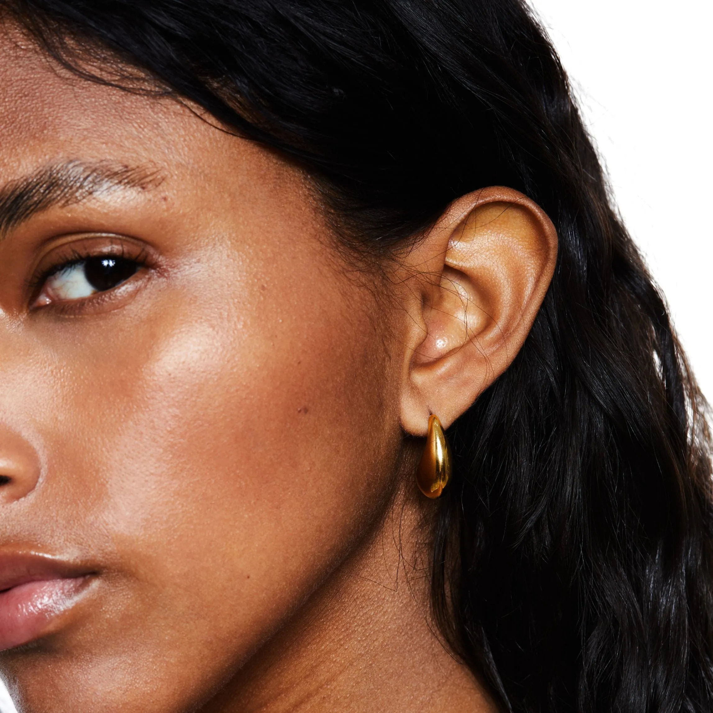 Teardrop Hoop Earrings sold by Atolea product image thumbnail 5