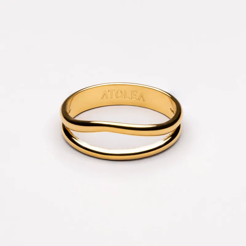 "Breeze" Double Ring sold by Atolea