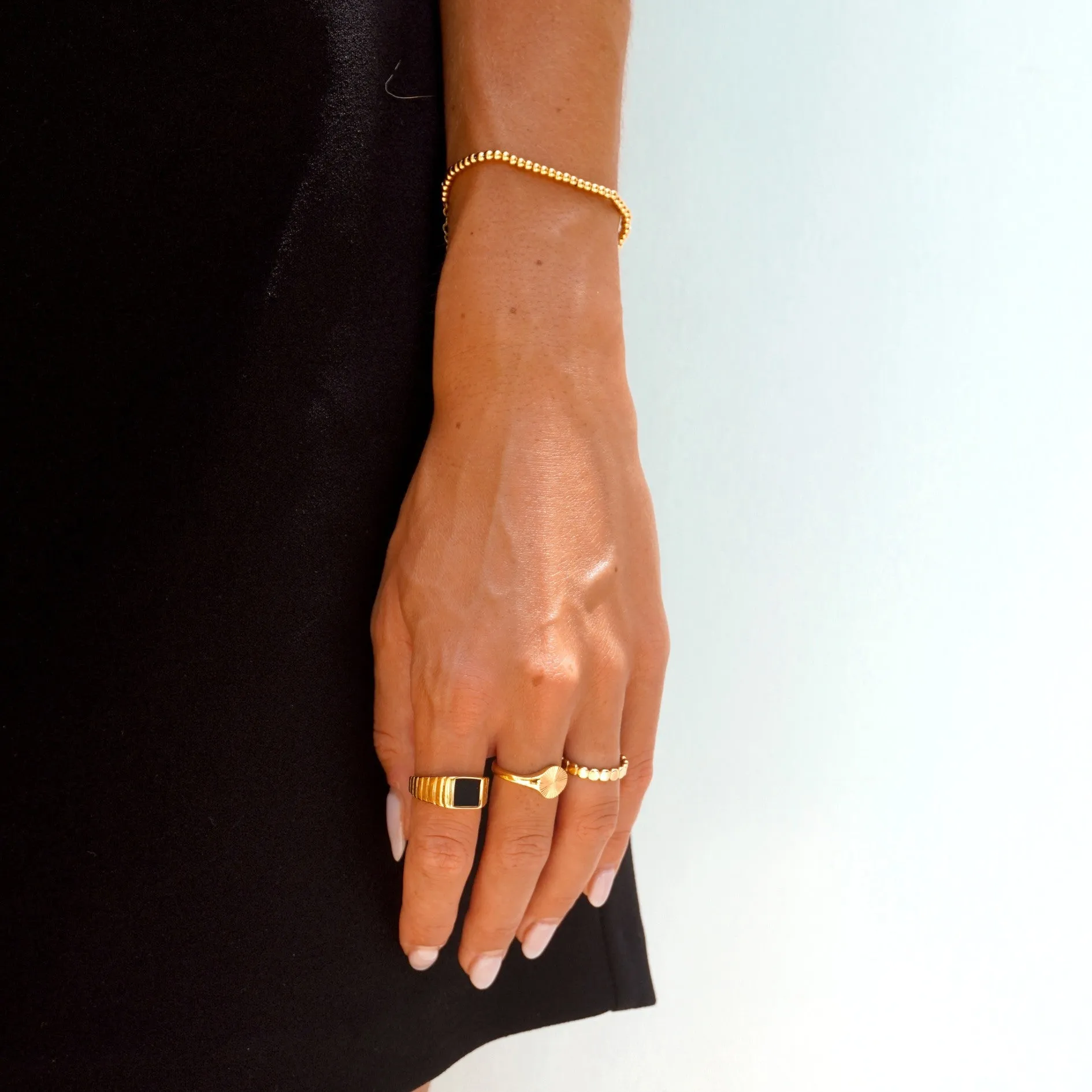 "Kaya" Onyx Ring sold by Atolea product image thumbnail 5